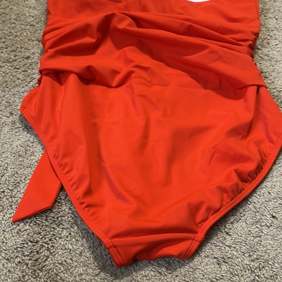 Boden Red Women's One Piece Swimsuit - Picture 7 of 7